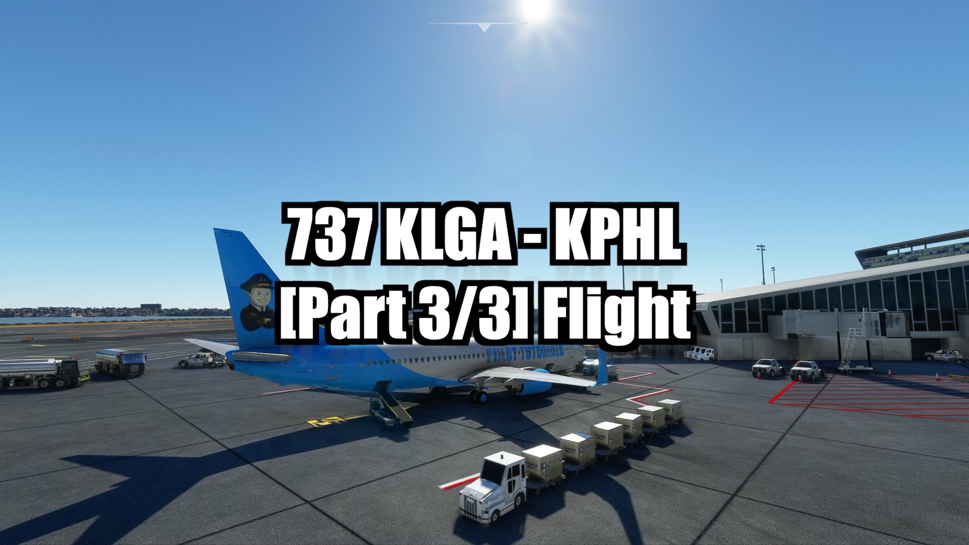 Boeing 737 PMDG Flight Experience | KLGA to KPHL | Part 3 of 3