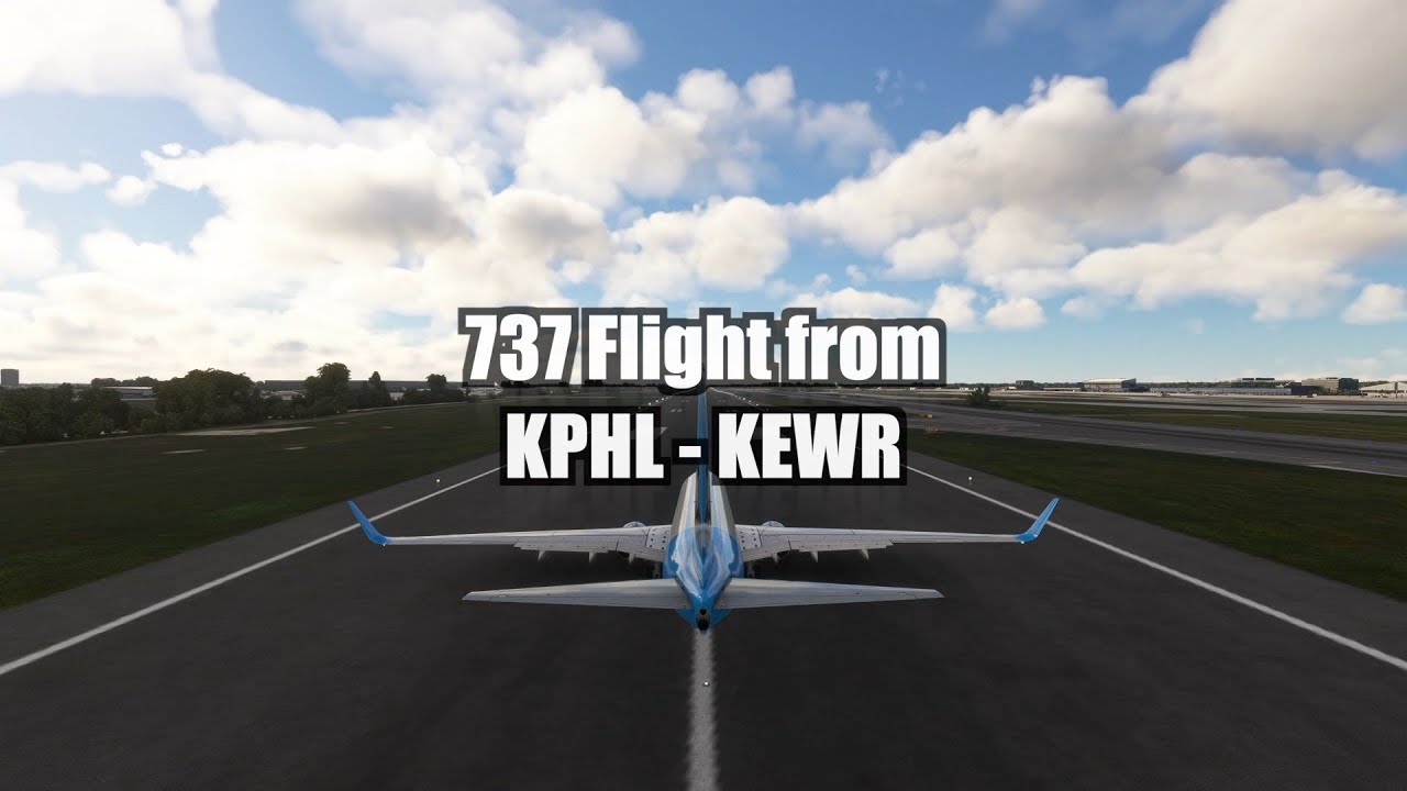 Boeing 737 Operation Tutorial: Philadelphia to Newark Flight