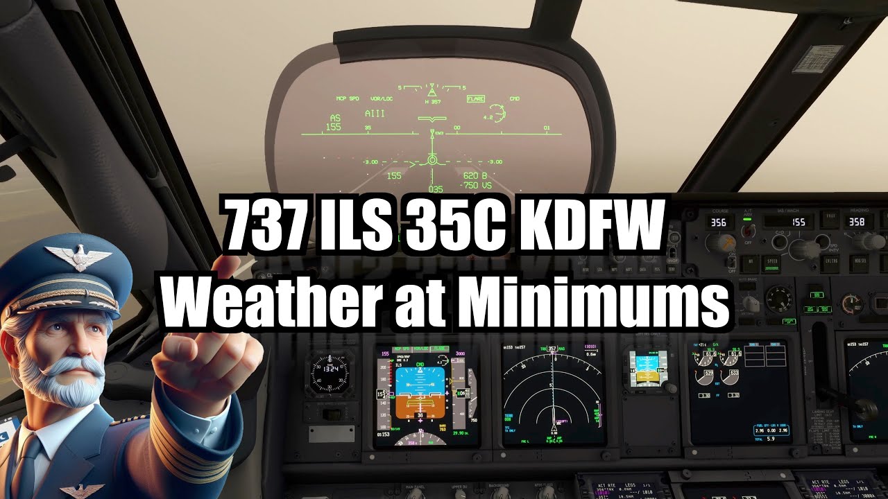 Boeing 737 Approach Tutorials: ILS 35C KDFW | PMDG