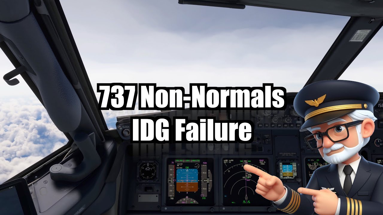 737 Non-Normal Procedures: Drive (IDG Failure) | PMDG