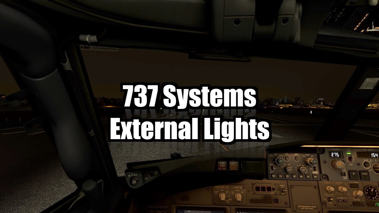 737 Systems: External Lights | PMDG